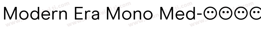 Modern Era Mono Med字体转换